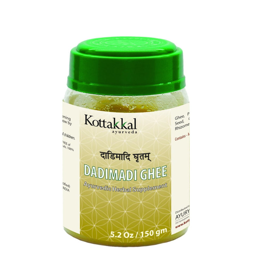 Dadimadi Ghritam Bottle, Ayurvedic Product manufactured by Arya Vaidya Sala, Kottakkal Ayurveda for USA Distribution