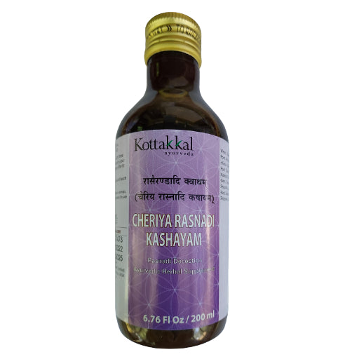 Rasnadi Kashayam Bottle, Ayurvedic Product manufactured by Arya Vaidya Sala, Kottakkal Ayurveda for USA Distribution