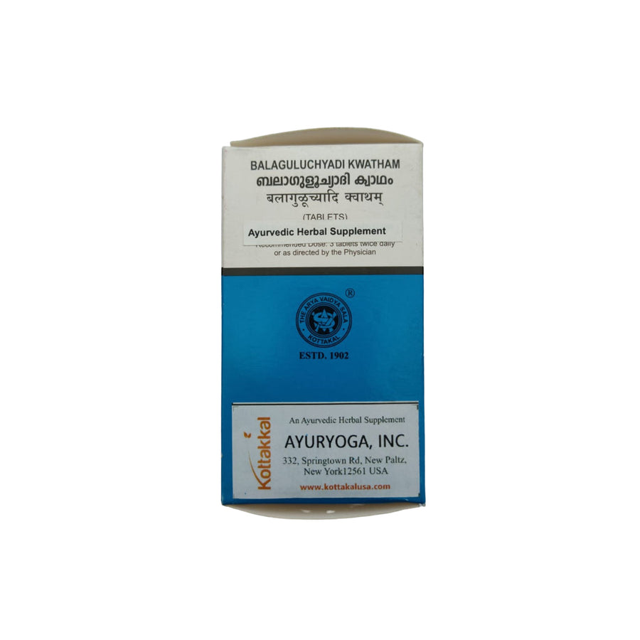 Balaguluchyadi Kwatham Box, Ayurvedic Product manufactured by Arya Vaidya Sala, Kottakkal Ayurveda for USA Distribution