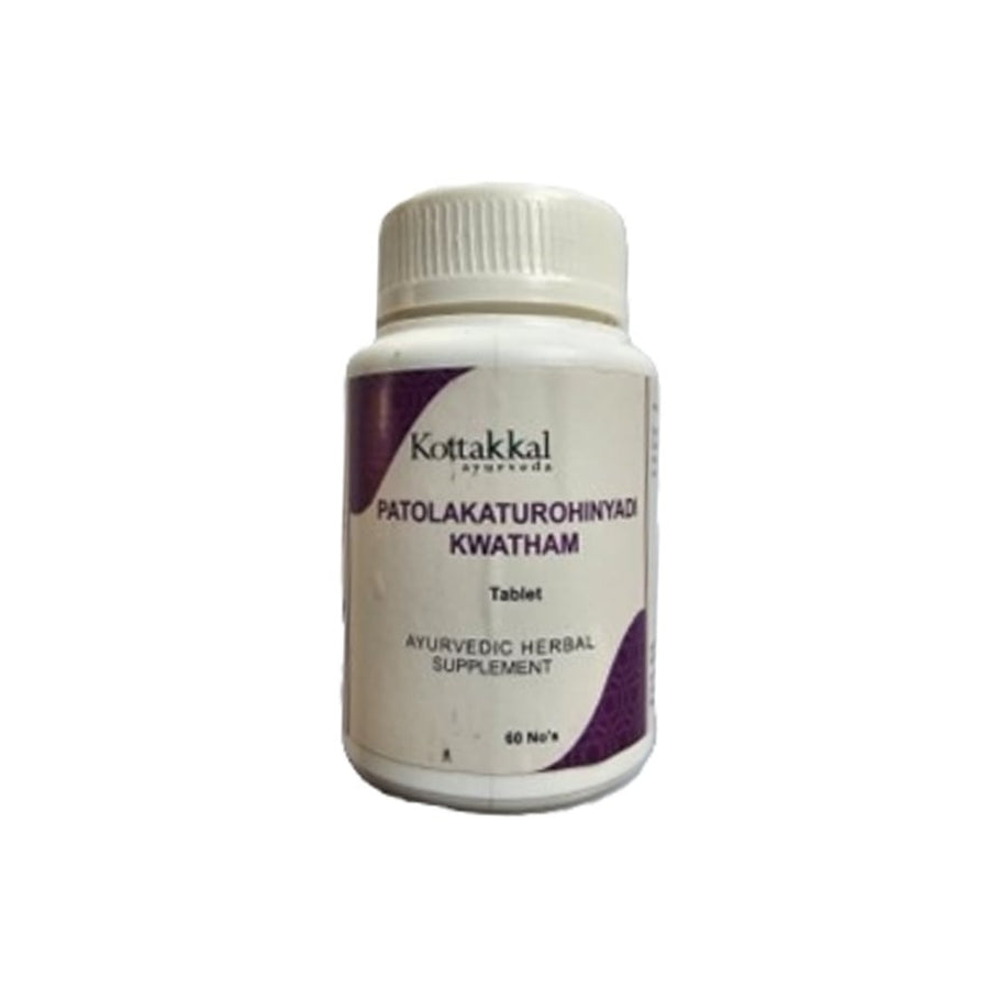 Patolakaturohinyadi Kwatham Box, Ayurvedic Product manufactured by Arya Vaidya Sala, Kottakkal Ayurveda for USA Distribution