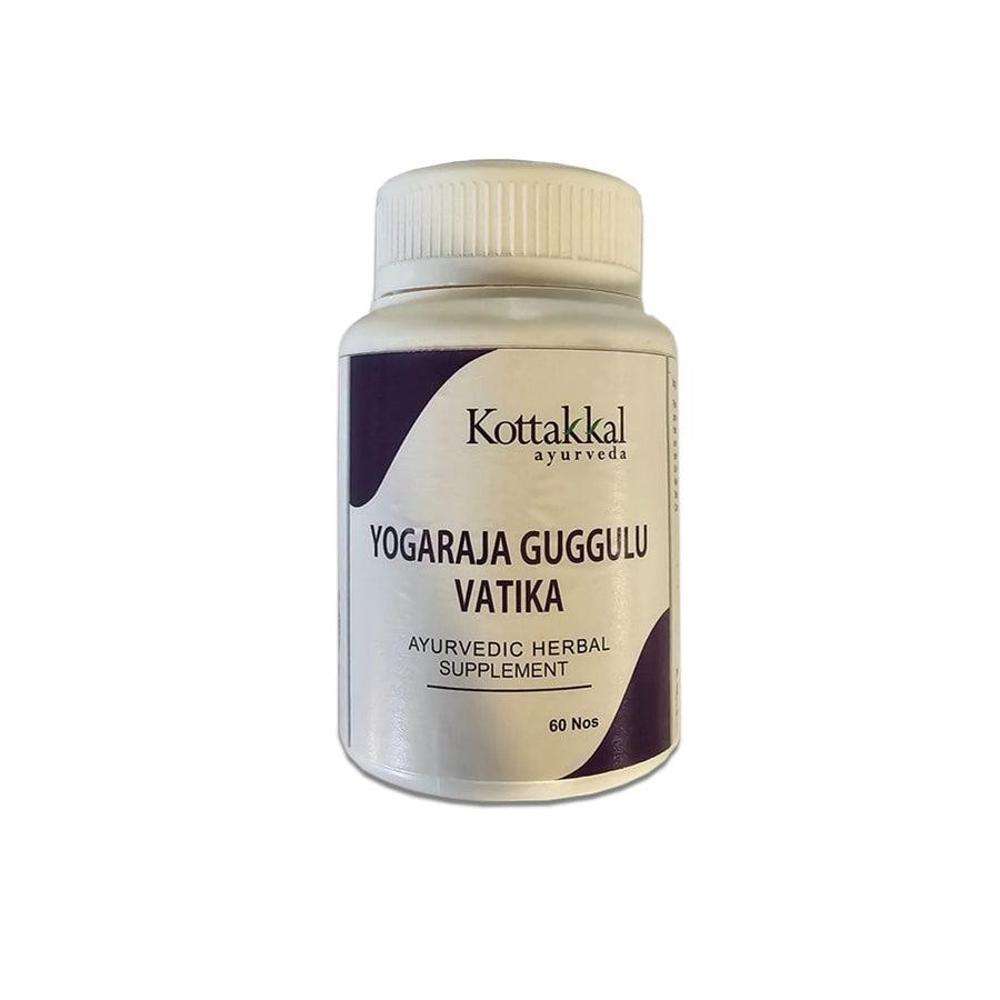 Yogaraja Guggulu Vatika Box, Ayurvedic Product manufactured by Arya Vaidya Sala, Kottakkal Ayurveda for USA Distribution