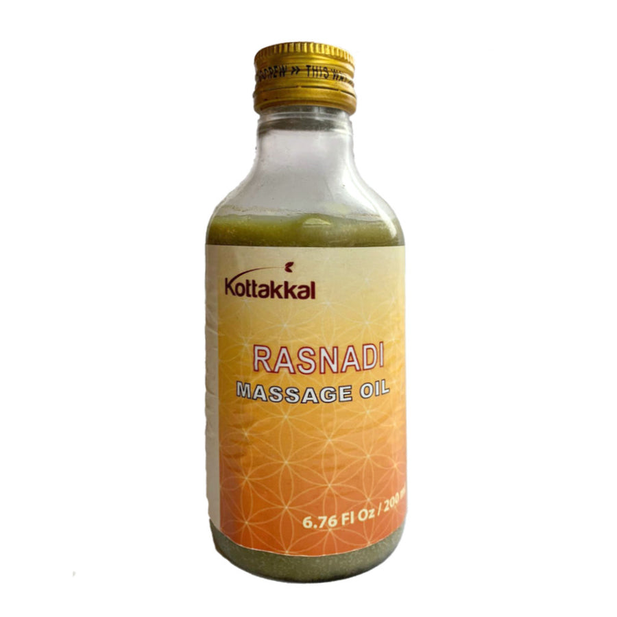 Rasnadi Oil Bottle, Ayurvedic Product manufactured by Arya Vaidya Sala, Kottakkal Ayurveda for USA Distribution