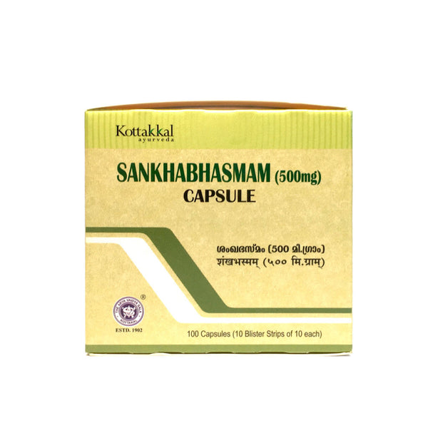 Buy Sankha Bhasmam Capsules in the USA Ayurvedic Herbal Capsule