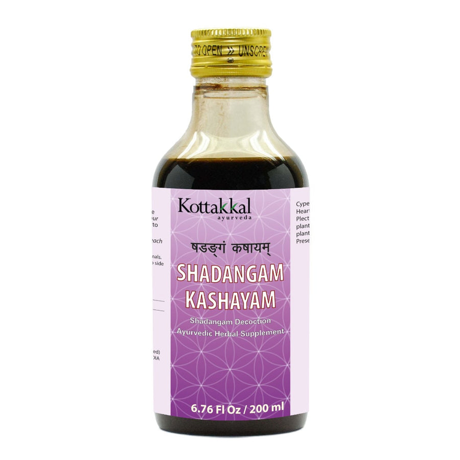 Shadangam Kashayam Bottle, Ayurvedic Product manufactured by Arya Vaidya Sala, Kottakkal Ayurveda for USA Distribution